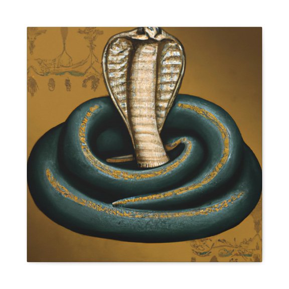 Cobra Crowned Monarch - Canvas