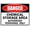 Warning Sign 4, variant on Danger Shock Hazard High Voltage Sign - 8"x12" Warning Tin Sign for Home Kitchen Farm Garden Garage Wall Decor, Electrical Room, Power Box