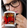 thumbnail image 2 of 3drose, Chinese Decorative Souvenirs, Shanghai, China, 11oz Two-tone Black Mug, 2 of 6