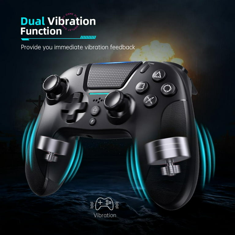 fejre Absay G Artsic PS4 Controller, Wireless Pro Game Controller for PlayStation 4  Compatible with PS4/PS4 Slim, Enhanced Dual Vibration/Analog  Joystick/6-Axis Motion Sensor - Walmart.com