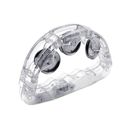Misterolina Flashing Tambourine LED Light Up Sensory Toy For Kids Instrument si Hot A6