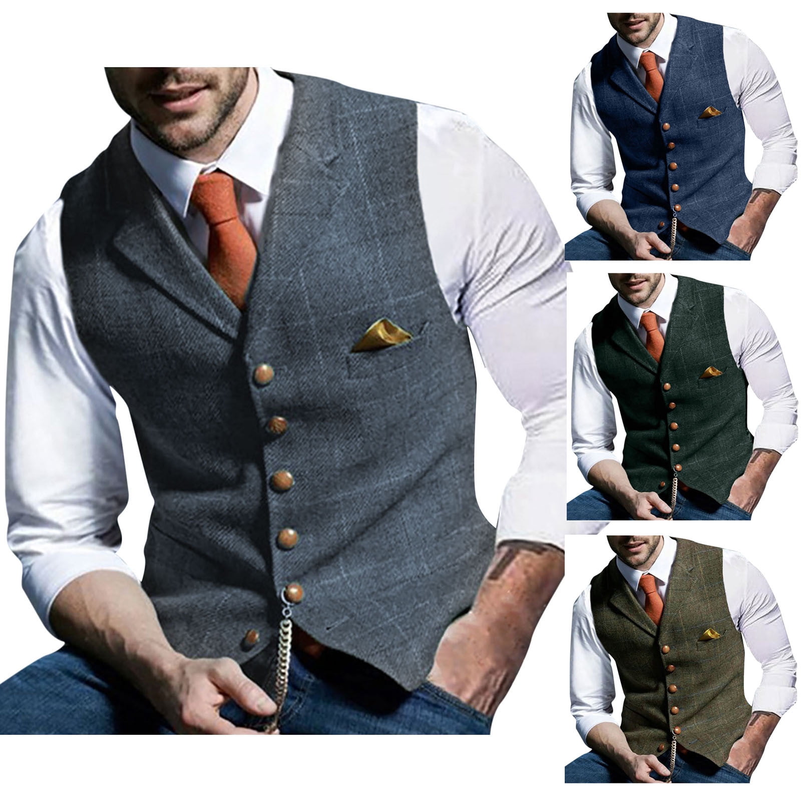 Men's vest, sleeveless and without collar, cut-away fronts, with embroidery  in pink and green, vest outerwear men's clothing silk wool linen metal  shoulder w 31,5, waist w 47,0 bottom w 52,5 textile