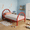 Red, variant on Heavy Duty Metal Twin Platform Bed Frame, 39" High, 16 Slats, Noise-Free, No Box Spring Needed, Easy Assembly, Red