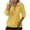 Yellow, variant on Women's Solid Color Lapel Zipper Sweatshirt, Lightweight Breathable No Hood Pullover Top with Casual Comfort Fit for Four Season Daily Wear, Travel, Home, Vacation and Street Fashion Beige L