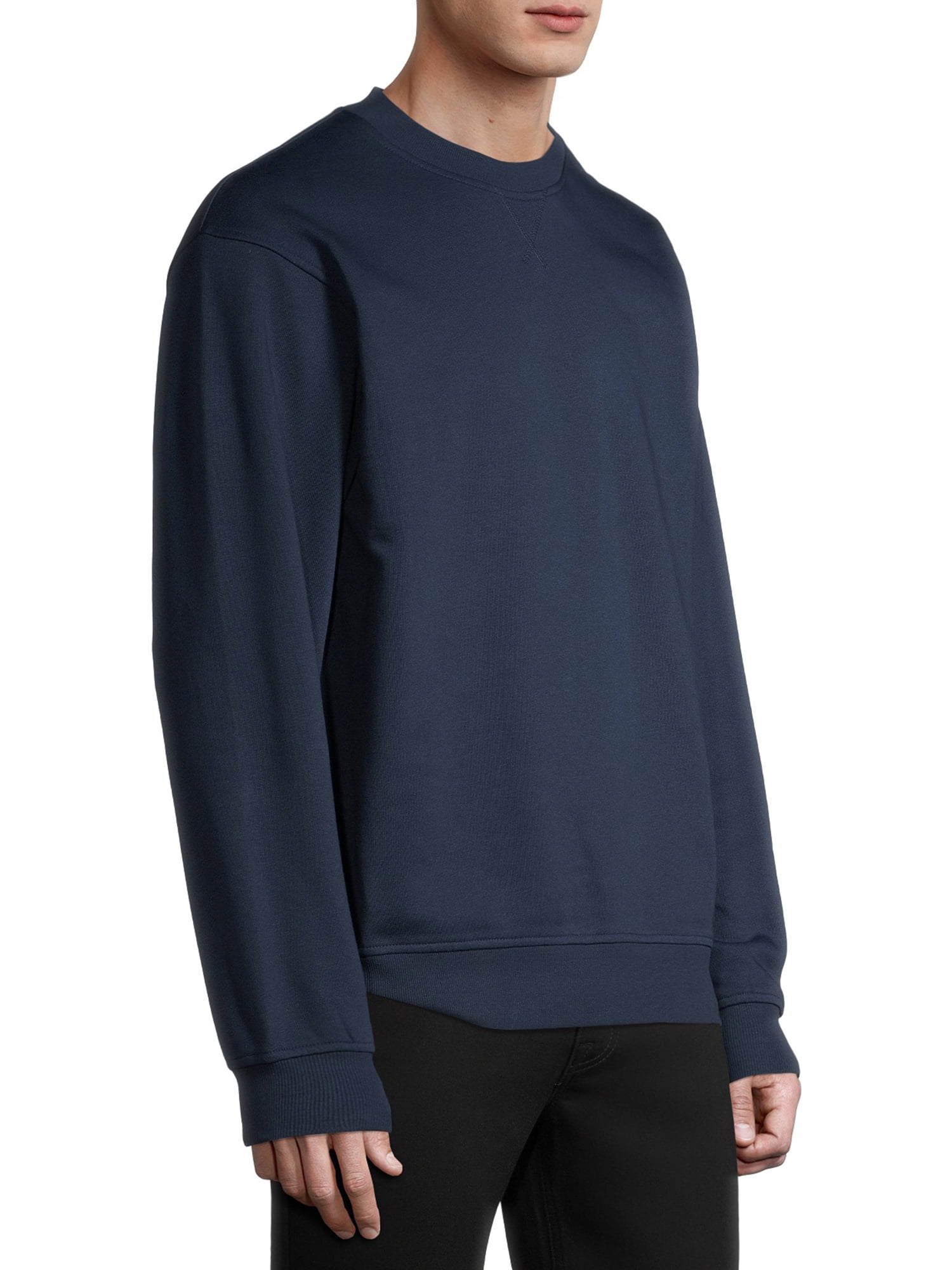 George Men's and Big Men's Long Sleeve Crew Sweatshirt, up to Size 5XL