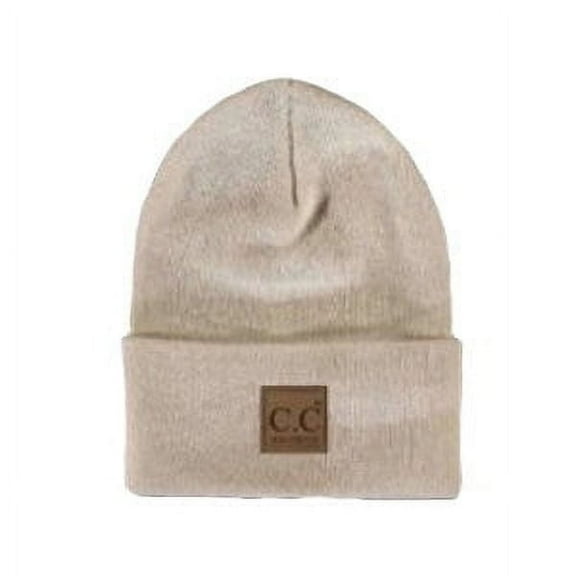 CC Beige Everyday Beanie Unisex Adult, Kid and Baby Sizes