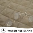 thumbnail image 4 of Housse de Sofa Matelassée Réversible, Protège-Meubles Résistant à l'Eau, Housse de Canapé Lavable avec Mousse Antidérapante et Sangles Élastiques pour Enfants, Animaux (Sofa Surdimensionné, Beige/Beige), 4 of 7