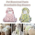 thumbnail image 2 of CSChome Pantalons Menstruels pour Animaux de Compagnie - Pantalons Menstruels Ajustables Confortables et Anti-Fuites, 2 of 7