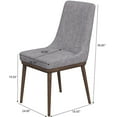 thumbnail image 6 of Kate Mid-Century Modern Dining Chair (Set of 2), 6 of 11