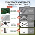 thumbnail image 6 of Riedhoff 79.5" Pop up Gazebo Screen Tent with Mosquito Netting Outdoor Canopy, 6 Sided,Green, 6 of 7