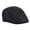 black, variant on Men's Hat Simple Plain Imitation Linen Beret British Retro Summer Breathable Duckbill Forward Cap for Middle-aged and Elderly
