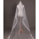 thumbnail image 5 of Velo de Novia con Bordes de Encaje Velo de Novia Ondulado Largo 5 Metros Elegante Hermoso Velo Blanco Accesorios de Boda Nupcial Princesa Tul Catedral Ceremonia Fotógrafo, 5 of 5