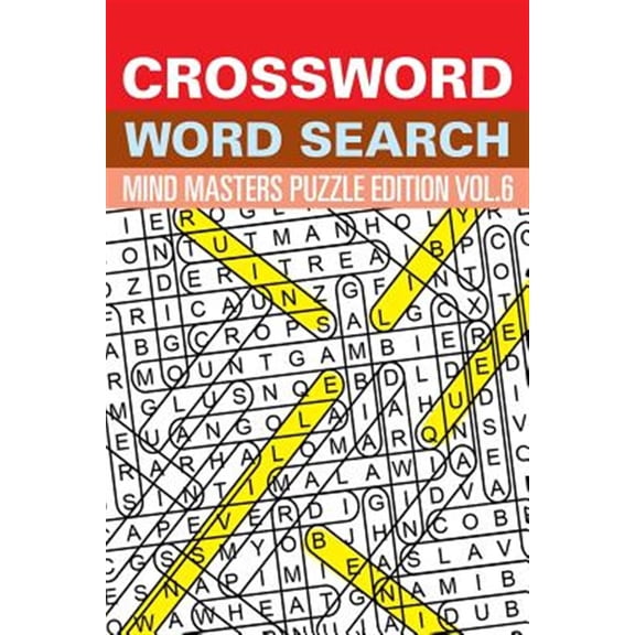 Pre-Owned Crossword Word Search: Mind Masters Puzzle Edition Vol. 6 (Paperback)