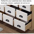 thumbnail image 4 of 12 Pack Seashell Shaped Iron Handles For Kitchen Cupboard Door, Drawer Pulls (black Cup Pulls), 4 of 5