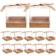thumbnail image 1 of KAKOWELY 12 cajas pequeñas para dulces, regalos de boda, embalaje para tartas con cinta y base., 1 of 4