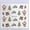 2154, variant on Explosion models Christmas series water transfer nail stickers nail stickers full stickers nail jewelry watermark stickers
