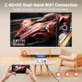 thumbnail image 4 of Proyector TOWOND Mini con Android TV 11.0 1080p Wifi Bluetooth, 4 of 7