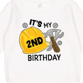 thumbnail image 3 of Inktastic Its My 2nd Birthday with Construction Tools Toddler Sweatshirt, 3 of 4