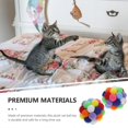 thumbnail image 4 of 2Pcs Interactive Cat Balls Plush Cat Ball Kitten Plush Ball Indoor Cat Balls Cat Bouncy Ball Toy, 4 of 4