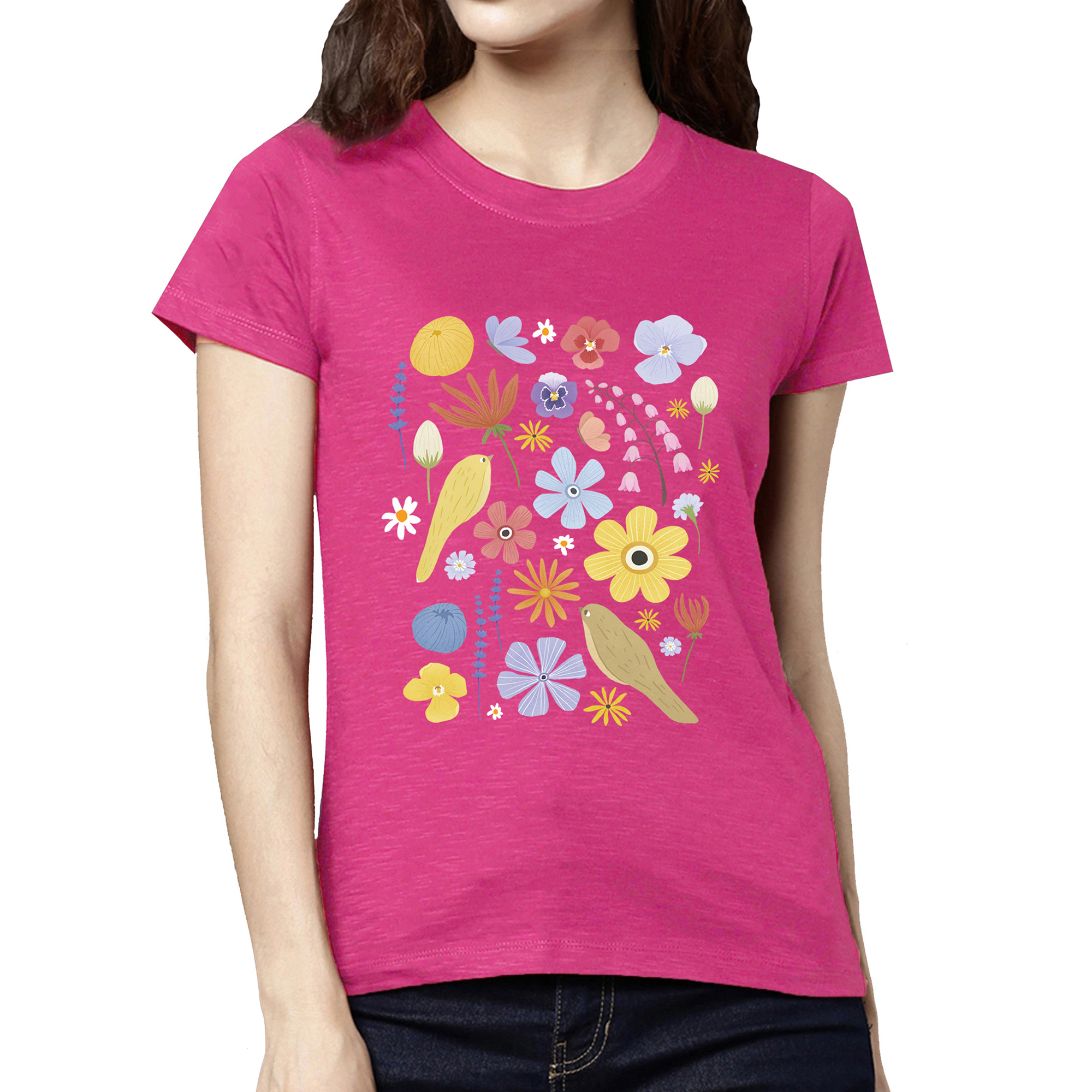 Radyan Wildflower Tshirt, Wild Flowers Shirt, Floral Tshirt, Flower
