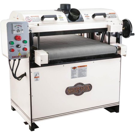 Shop Fox W1678 5 Horsepower 26 Inch Powder Coated Finish Drum Sander, White