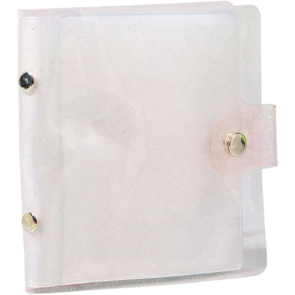 2 Pack 36 Pockets Instax Mini Film Picture Album 4x3 Inch Polaroid Photo Album PVC Clear Rectangle Photo Book Binder Storage for Instax Photocard Polaroid Snap Instant Print Digital Cameras