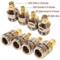 thumbnail image 3 of SMA To N BNC TNC F Type Connectors Male Female Kits 20 in 1 N To BNC, 3 of 5
