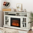 thumbnail image 2 of Giantex 58 inch TV Stand w/Electric Fireplace, TV Entertainment Center w/Fireplace Insert, Grey, 2 of 9