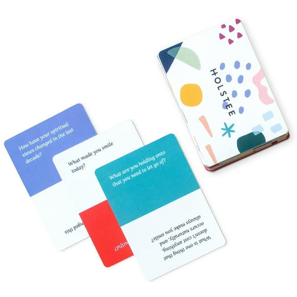 Tarjetas de reflexión de Holstee: una baraja de más de 100 preguntas para generar conexiones y conversaciones significativas