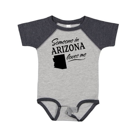 

Inktastic Someone in Arizona Loves Me Gift Baby Boy or Baby Girl Bodysuit