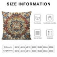 thumbnail image 5 of Nawypu Throw Pillow Cover Boho, Vintage Persian Pillow Cover Ethnic Decorative Pillow Cases Home Outdoor Square Red Pillowcase for Bed Sofa Couch, 5 of 5