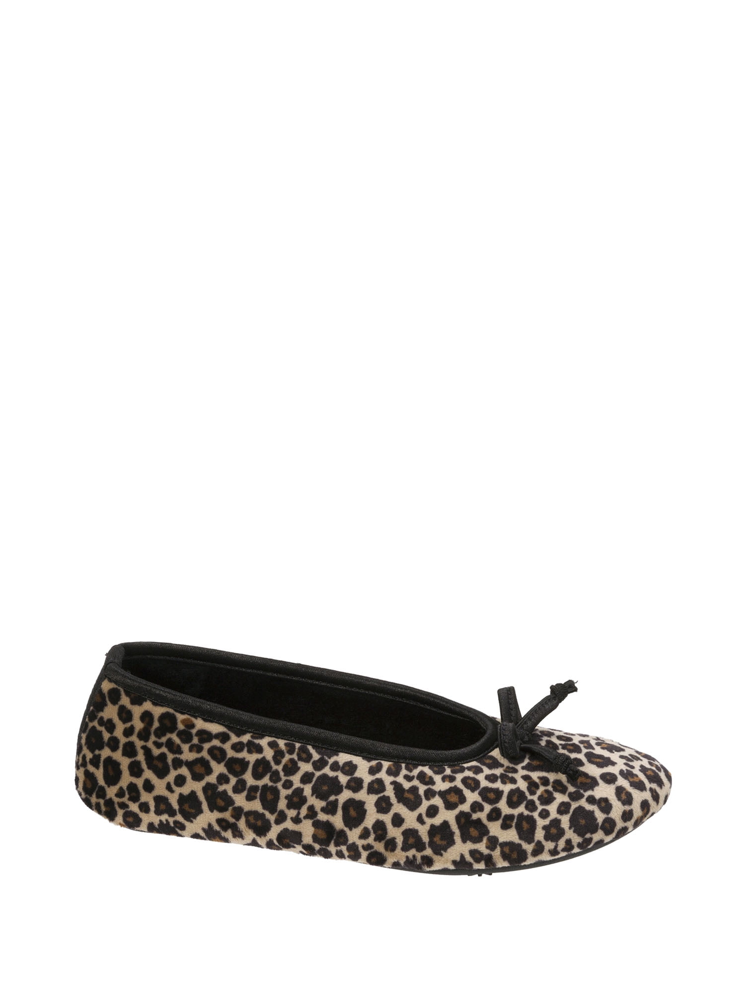 velour ballerina slippers