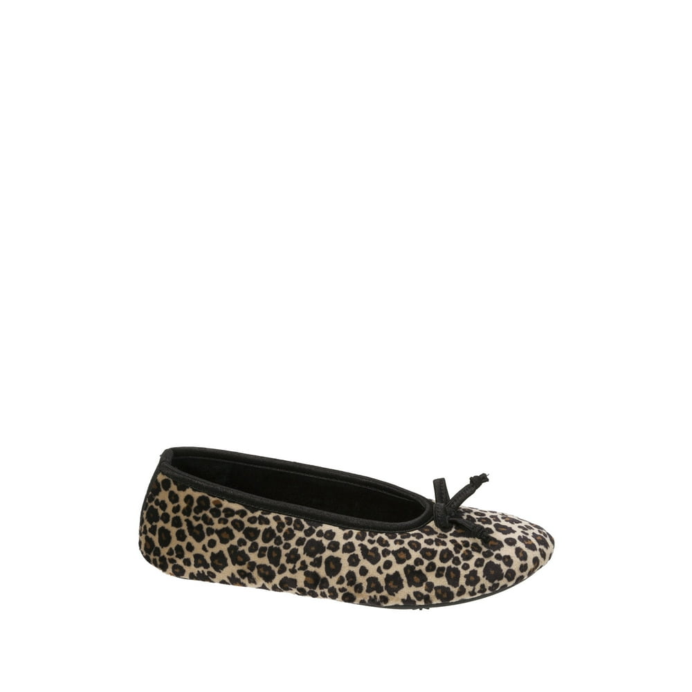 dearfoam satin ballerina slippers