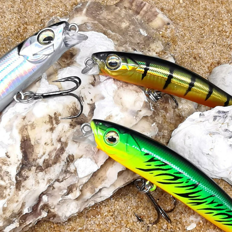 Japan Design Striped bass Crankbaits Outdoor Winter Fishing Sinking Minnow  Baits Fish Hooks Minnow Lures COLORE