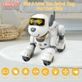 thumbnail image 5 of Robot Dog Toy,Intelligent Robot Dog,Robot Dog for Kids ,Remote Control Dog Toy Interactive Robot Pet,Robotics Toys,Programmable Sing & Dance Design Christmas Gifts Kids Age 3 5 4-13 Year, Gold, 5 of 6