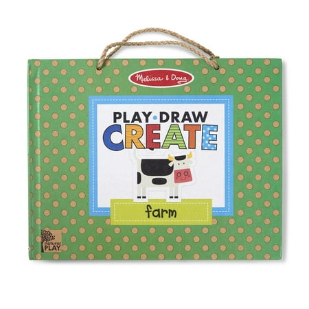 UPC: 0000772313254 | Melissa & Doug Natural Play: Play  Draw  Create Reusable Drawing & Magnet Kit – Farm (38 Magnets  5 Dry-Erase Markers) – FSC-Certified Materials