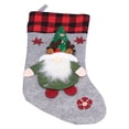 thumbnail image 2 of Decoración navideña, calcetín navideño con calcetín colgante para árbol de Navidad sin rostro, muy versátil, 2 of 8
