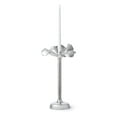 thumbnail image 2 of blossom-platinum-tapered-candle-holder-18-5, 2 of 3