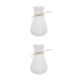 thumbnail image 4 of Injueey Florero de plástico moderno, contenedor de flores con cuerda, decoración de boda, adornos para habitación Blanco F3 2piezas, 4 of 6