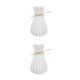 thumbnail image 4 of Florero de plástico moderno Ounissouiy decoración de boda adornos para habitación Blanco F3 2piezas, 4 of 6