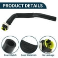 thumbnail image 4 of Unique Bargains Radiator Hose Heater Hose Radiator Outlet Hose Pipe No.DG806124YA for Ford Fiesta 2009-2011 Rubber Warm Air Outlet Pipe Black 1 Pc, 4 of 6