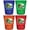 Multicolor (4-Pack), variant on Gallatin Tennessee Design A Souvenir Full Color 2 oz Round Shot Glass Multicolor (4-Pack)