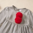 thumbnail image 6 of SGMVNU Girls Two Piece Outfits Cute Striped Short Sleeve Top Matching Shorts Set Summer Outfits Kids Clothes Size 4-5 Years C-Grey, 6 of 8