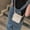 White, variant on Mini Purse Fresh Colors Cute Bow Messenger Bag for Women Crossbody Shoulder Handbag Coin Purse Small Fashion Wallet for Travel Shopping Daily