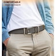 thumbnail image 3 of HAHDAXIA Stretch Belt Men, Men Woven Elastic Braided Belt 1 3/8 for Golf Casual Pants,Multicolors, 3 of 7
