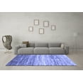 thumbnail image 3 of Ahgly Company Indoor Rectangle Abstract Blue Contemporary Area Rugs, 8' x 10', 3 of 4