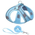 thumbnail image 1 of Soft Mesh Step In Dog Harness And Leash Set With Reflective Bands For Secure Walking Comfort Adjustable No Pull Pet Supplies For Small Dogs And Cats, 1 of 2