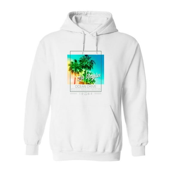 L.a. Ocean Drive Hoodie Men -Image by Shutterstock, Male Small