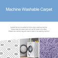 thumbnail image 4 of Homore Cute Fluffy Carpet Soft Washable Area Rugs for Kids Girls Bedroom/Nursery Room/ Living Room Decoration, 3' x 5' Light Purple, 4 of 10