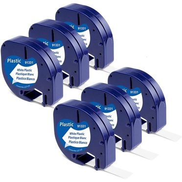 Compatible Dymo LetraTag Refills 91331 – 1/2" X 13' White Label Tape (2-Pack?)